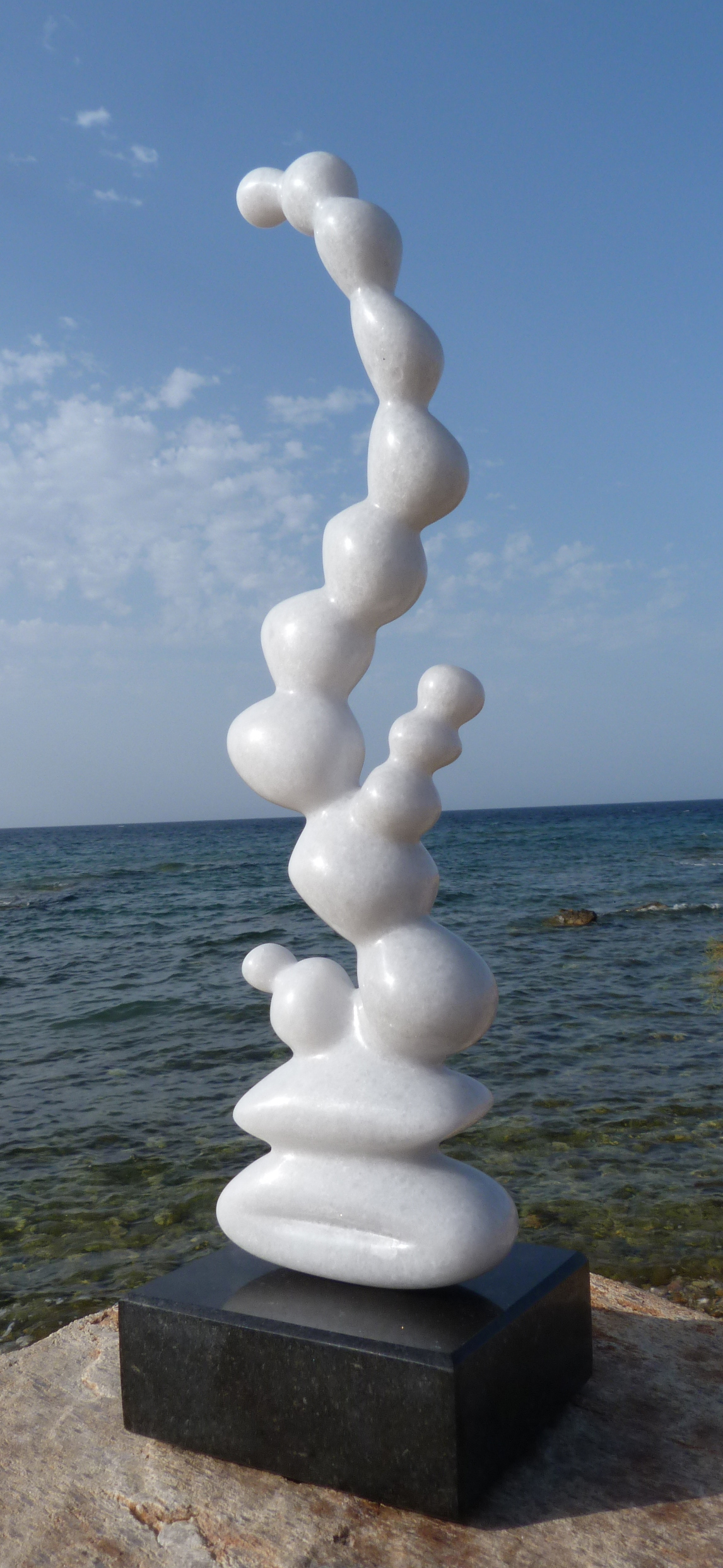 Pebbles Series, Marble sculptures
