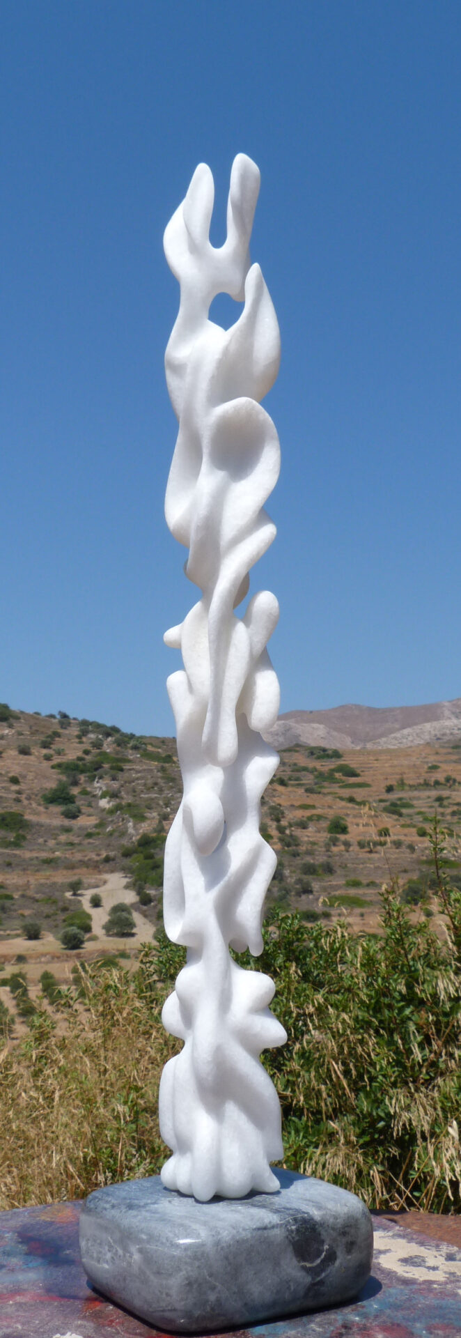 Tripes Series, Marble sculptures