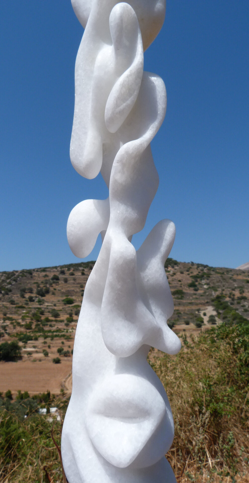 Tripes Series, Marble sculptures