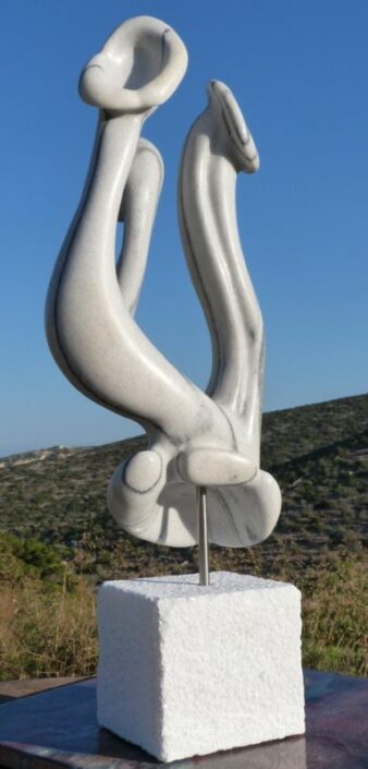 Pixie Cup series: Lady Fingers , hard veined marble